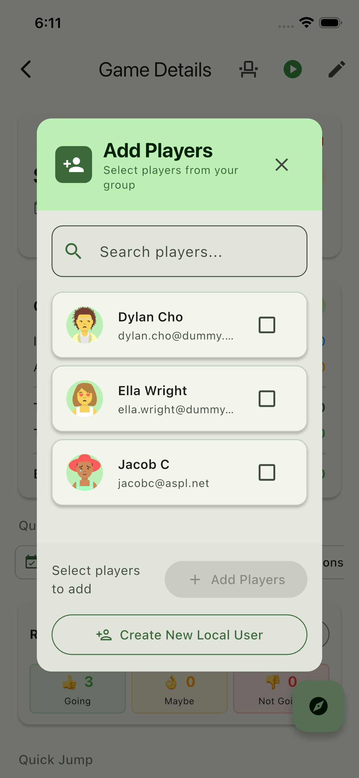 Player Management