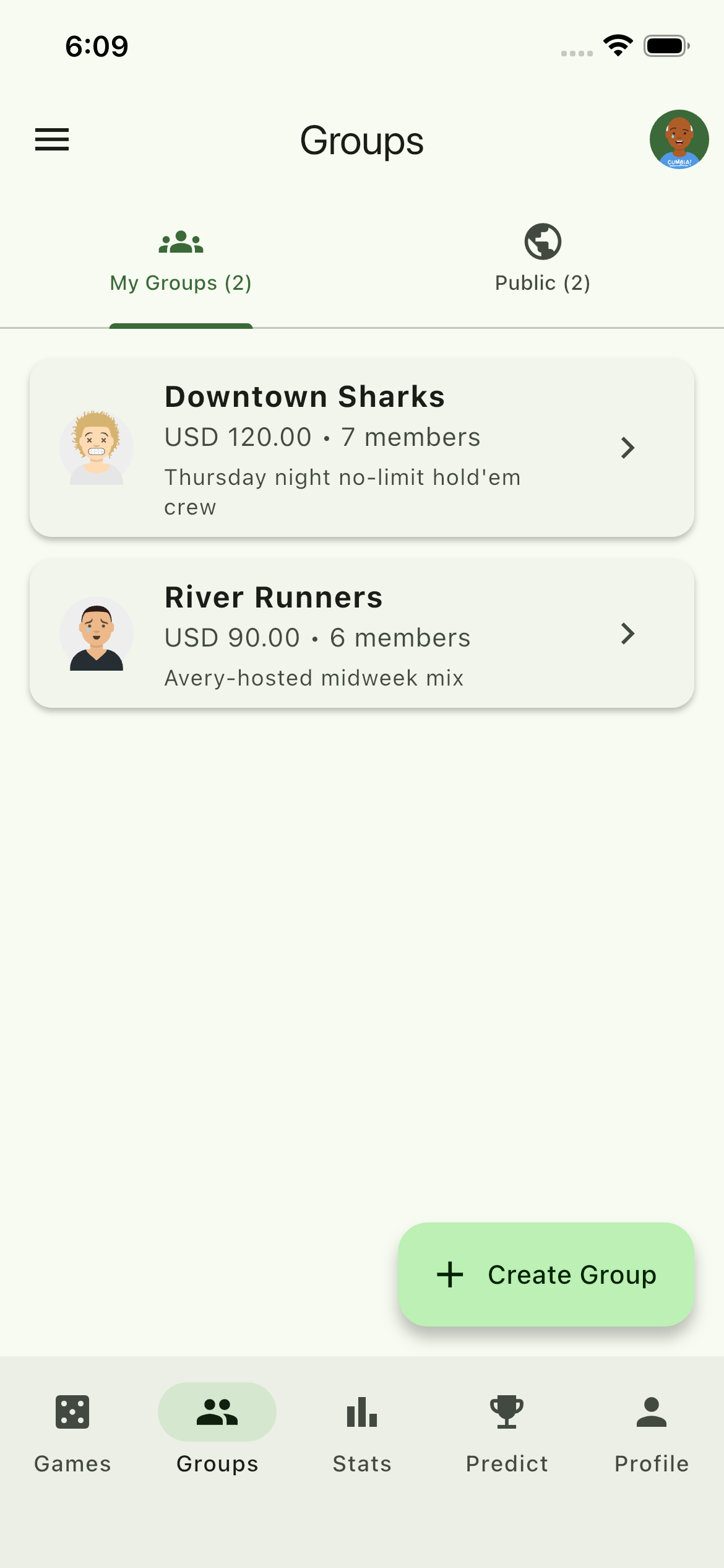 Groups Management