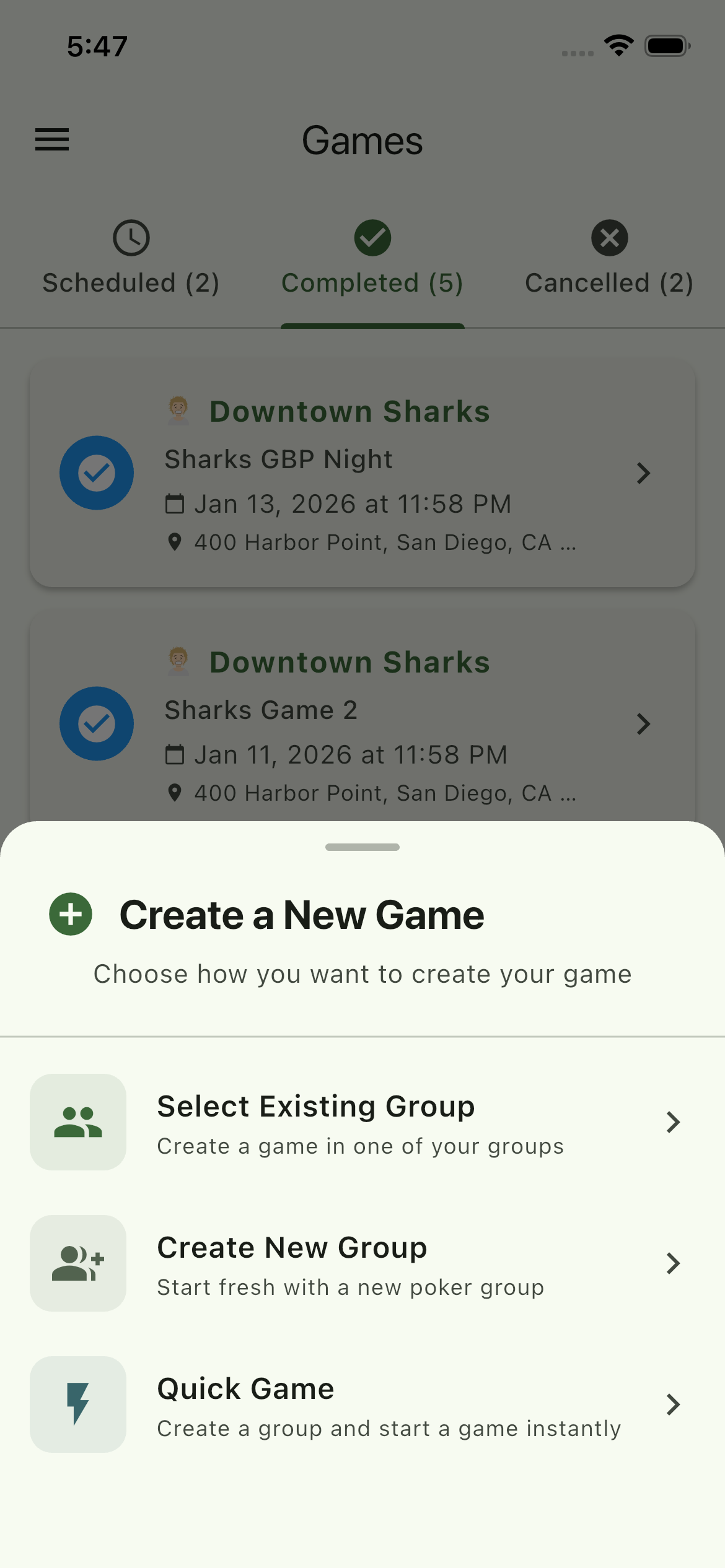 Quick Game